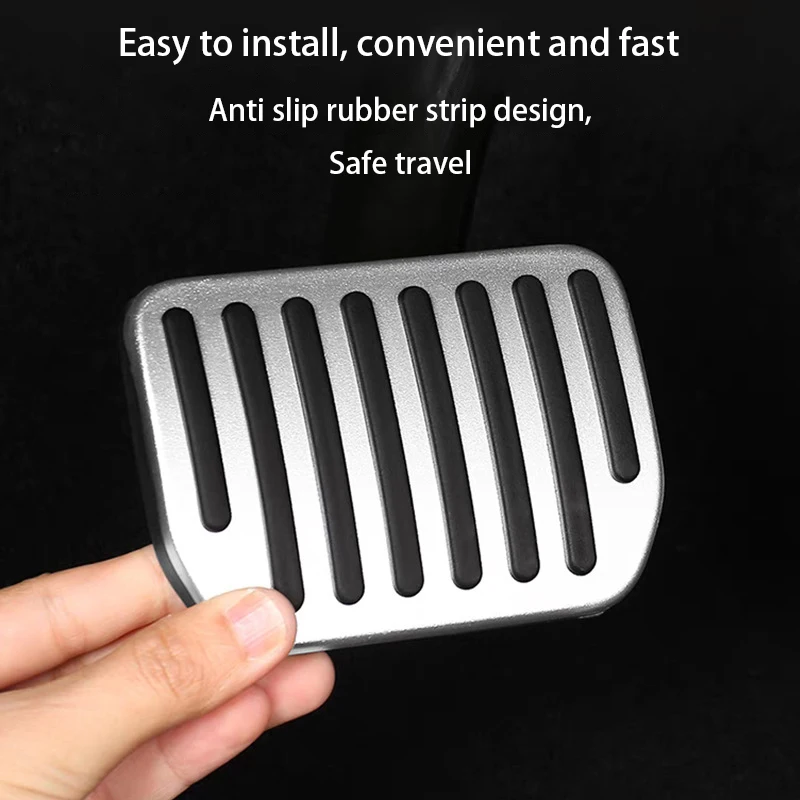 ل تسلا نموذج Y العرعر 2025 ترقية منصات دواسة القدم عدم الانزلاق مسرع الفرامل الراحة الأداء الحصير الألومنيوم الملحقات