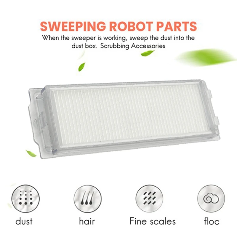 Набор аксессуаров для Xiaomi Mijia M30 Pro C107, сменные детали для пылесоса, Швабра, тканевый мешок для пыли, фильтр НЕРА, основная и боковая щетки