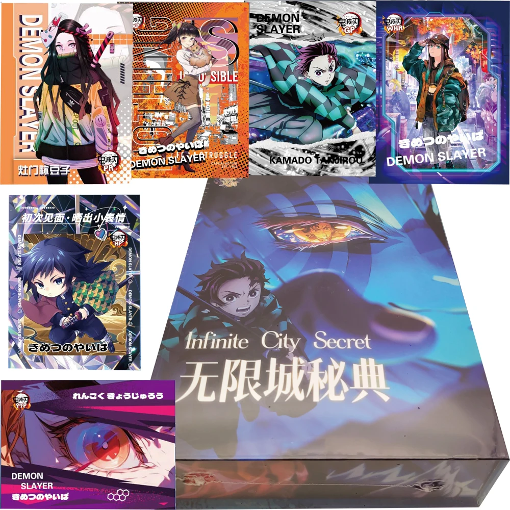 

Demon Slayer Collection Card Giyuu Tomioka Kyojuro Rengoku Shinobu Kocho Cartoon Enchanting Peripheral Characters Card Fun Gifts