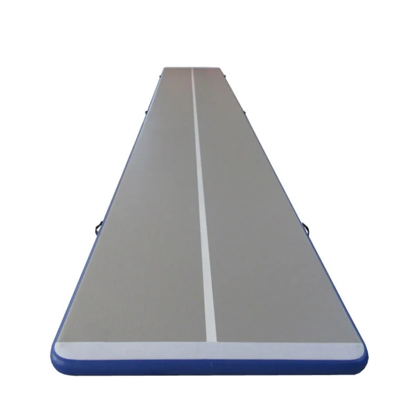 Air Tumbling Mat Tumble Track Inflatable Air Track 11x2x0.2m Inflatable Gymnastics Air Mat Inflatable Floor Mats with Pump