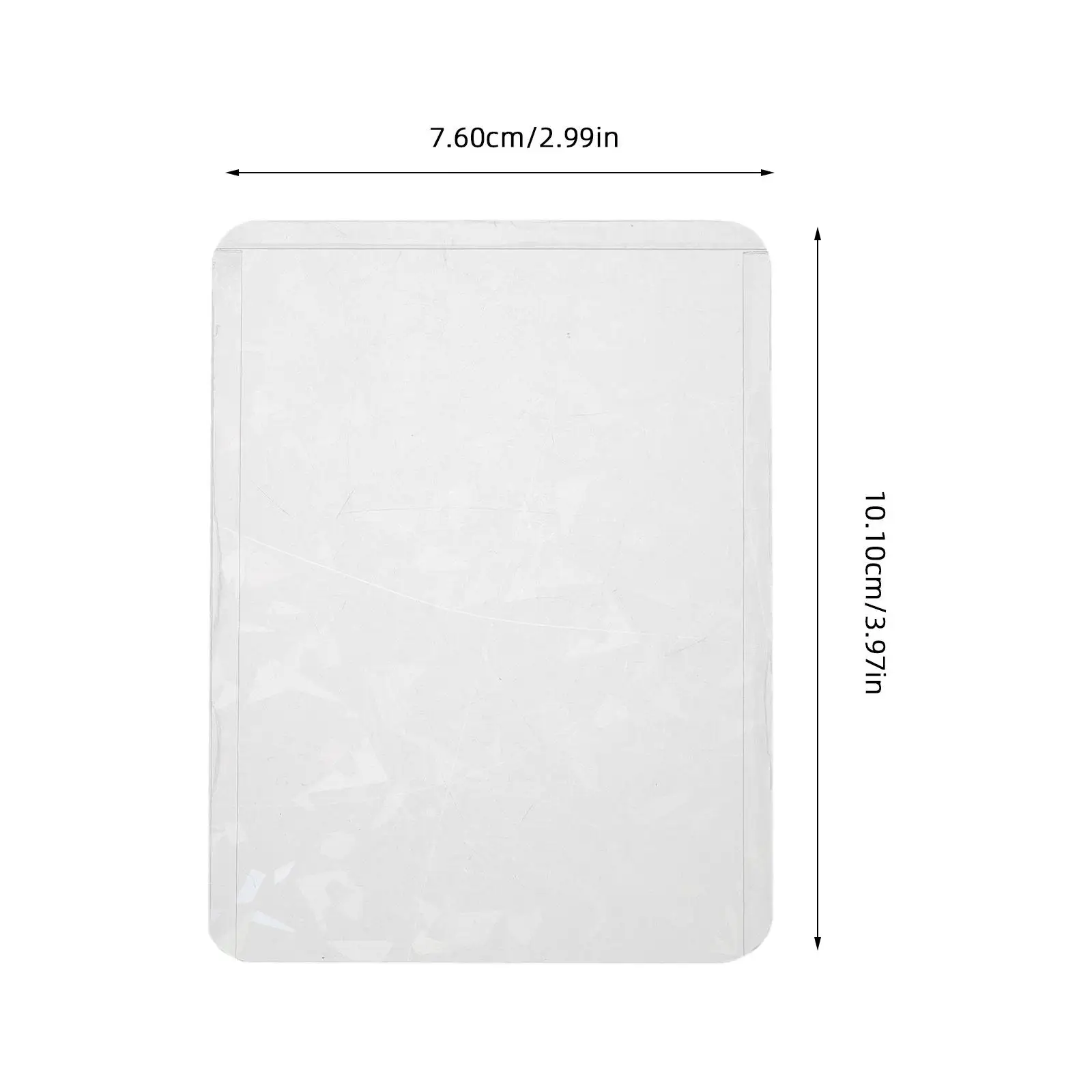 Photo Card Holder Business Cards Protectors Vertical Version Label Pockets Staff Sleeves