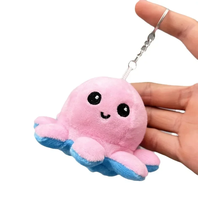 Sanrio animation around cute plush doll doll claw machine face changing octopus bag pendant small gift for children