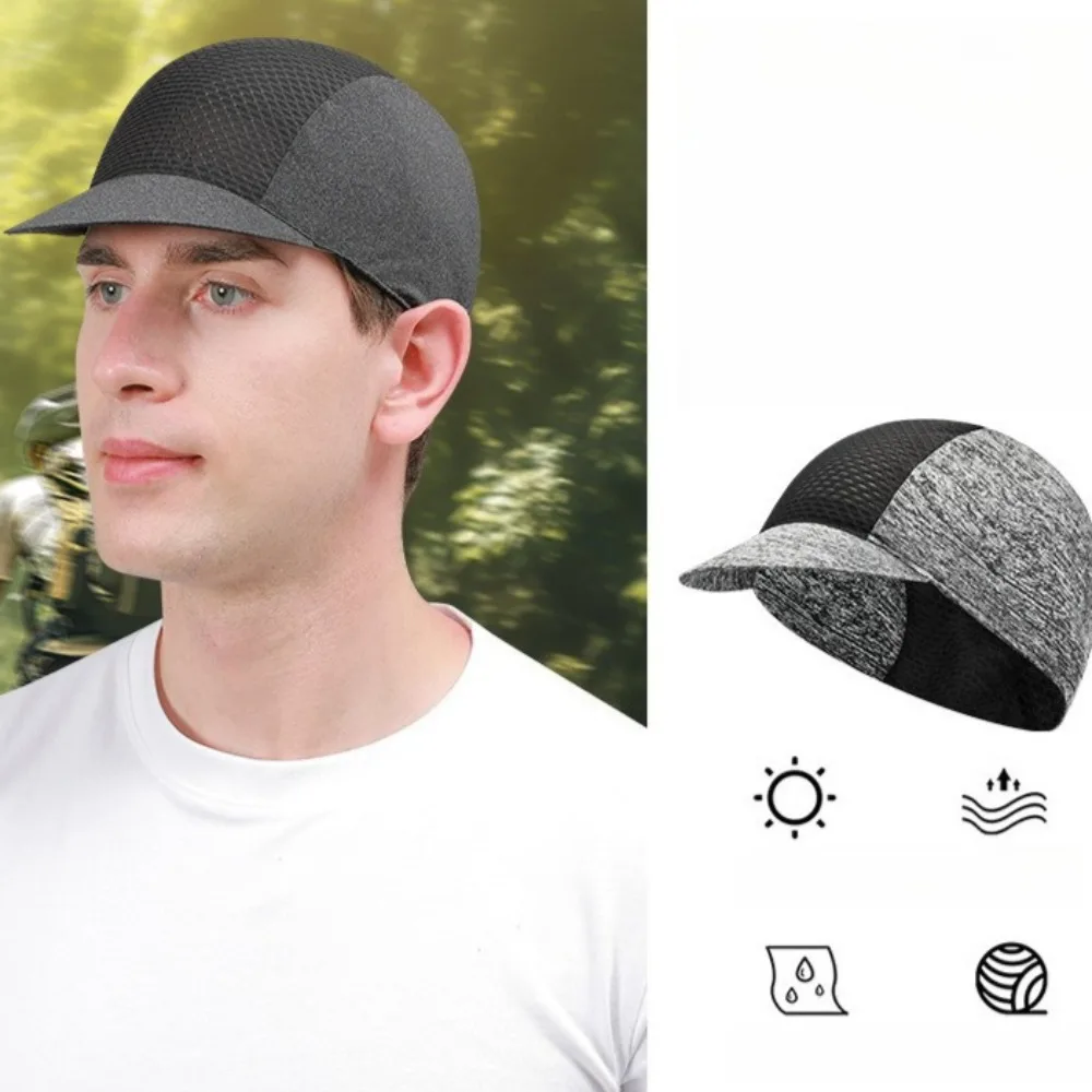 Summer Ice Silk Fishing Cap Sun Hat UV Protective Riding Hel