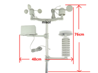 1 set of Spare part (outdoor unit) for Professional Wireless Weather Station with small solar panel