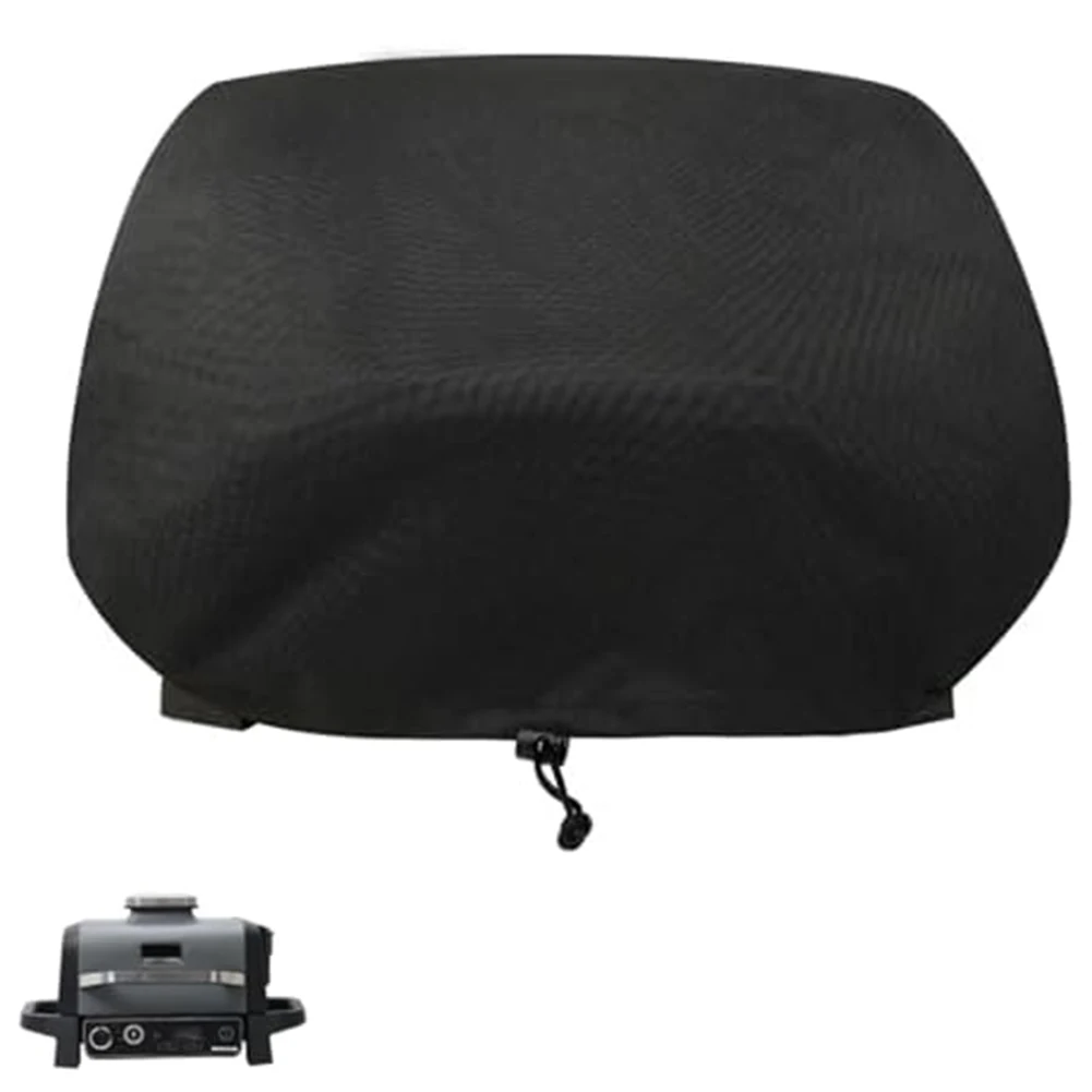 Reinforced waterproof outdoor BBQ grill cover for OG700 series windproof elastic hem and drawstring secure fit
