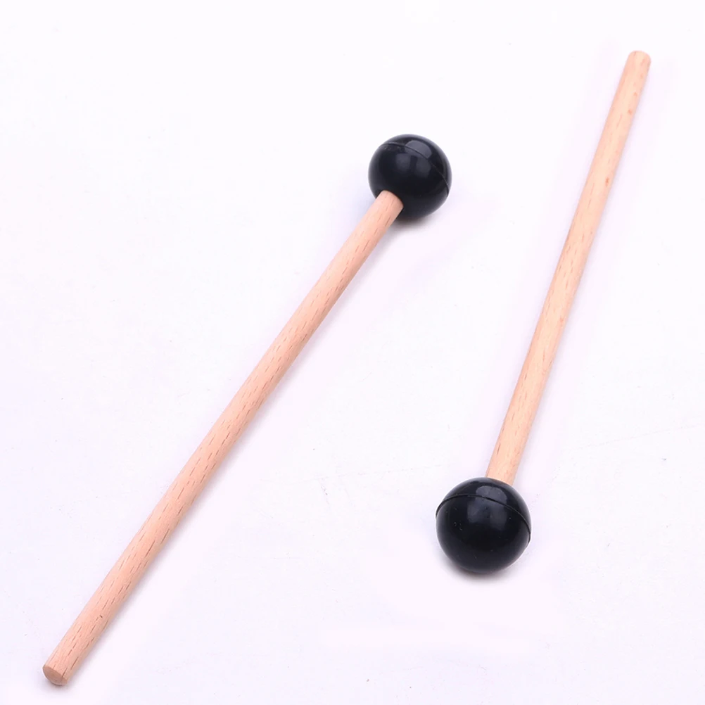 

2pcs Ethereal Drum Mallets Tongue Accessories Marimba Hammer Music Percussion Sticks Hollow Rubber Professional Practical