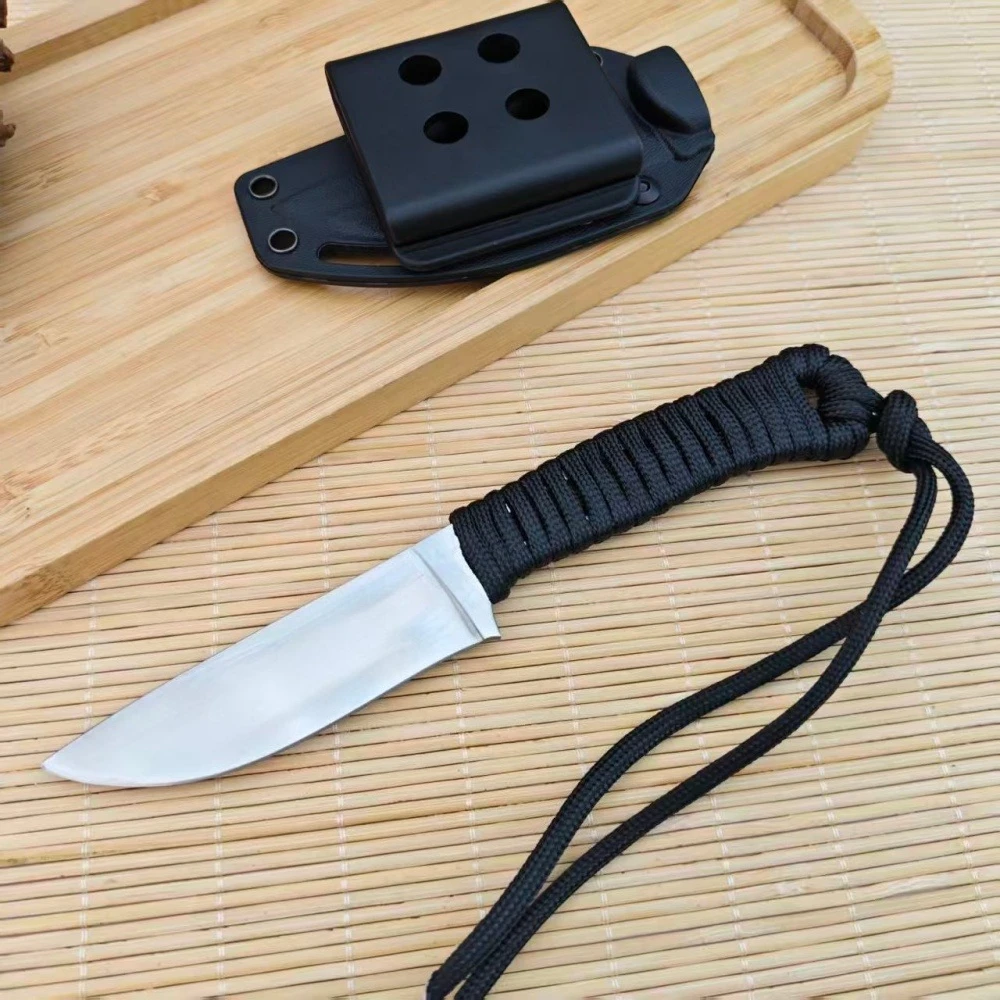 

Портативный походный нож STONED GOAT с прямым лезвием и ножнами K, легкий, для кемпинга, с нейлоновым ремешком