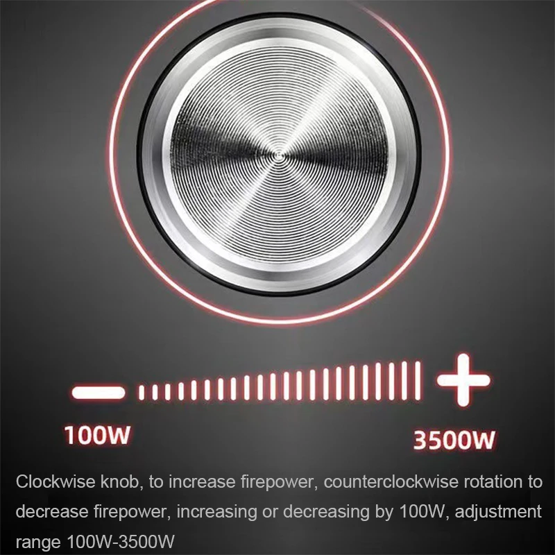 Fornello a induzione impermeabile magnetico elettrico piano cottura forno pentola calda fornello Grill Timer riscaldatore in ceramica piano cottura