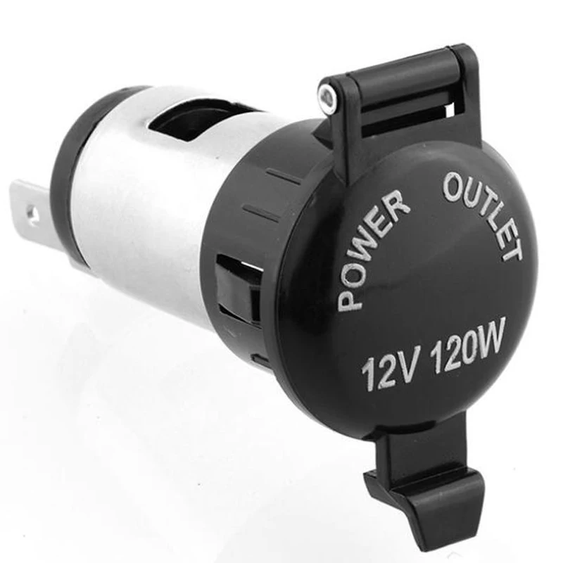 12v 120w cigarette lighter Car Universal Socket Adapter Portable Power Outlet 12V-24V 120 which is more durable and safe DR-Y7 12-24V Marine Cigarette Lighter
