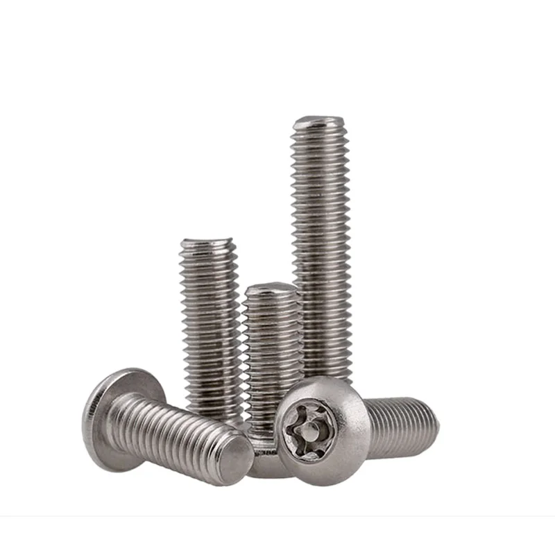 M3 M4 M5 M6 M8 M10 Torx Round Pan Head Screws A2 Anti-Theft Security Screw Six-Lobe Plummer With Core 304 Stainless Steel Bolts
