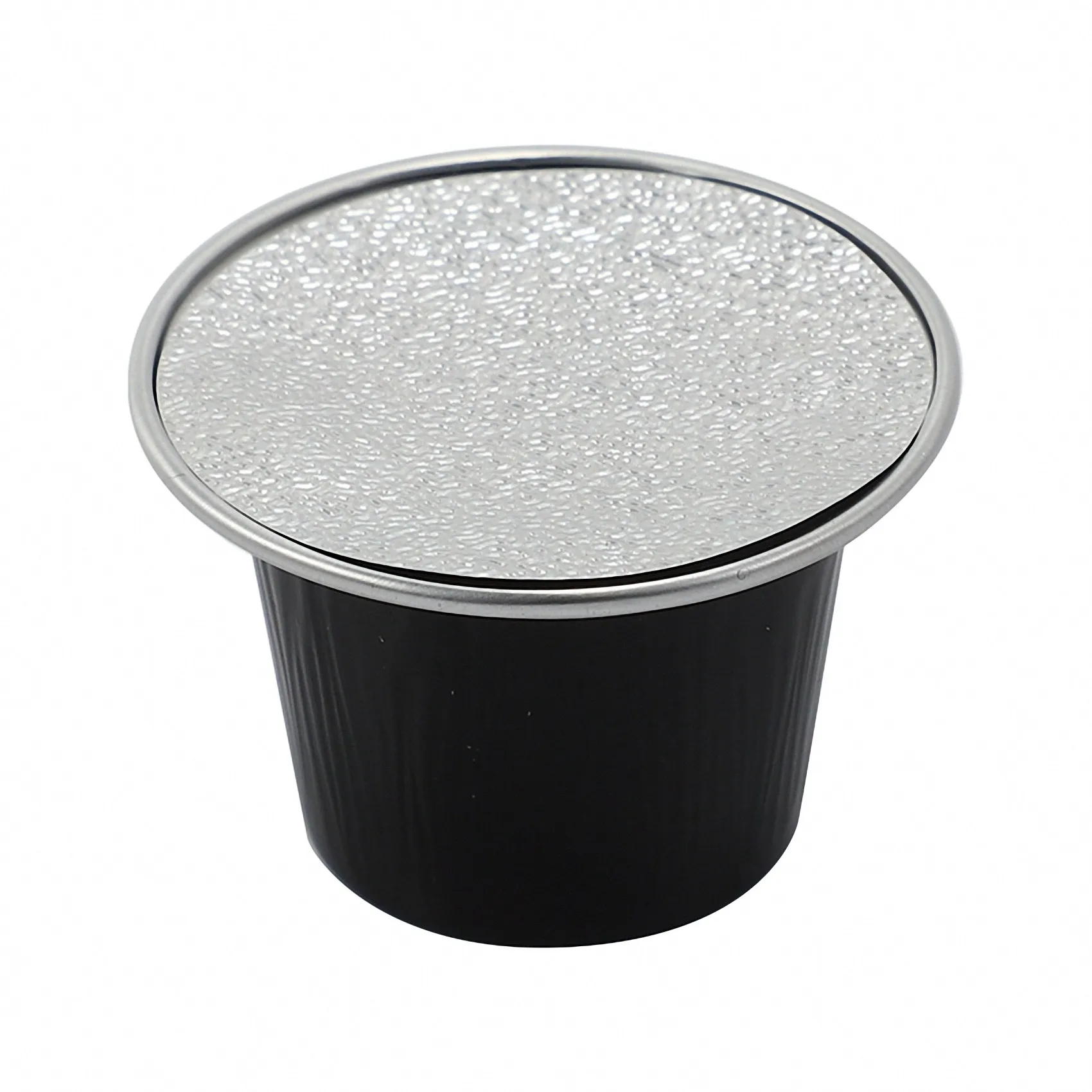 A98I-250Sets Refillable Coffee Capsules Cup Disposable Coffee Capsules Packaging Cafe Supplies For Nespresso Black