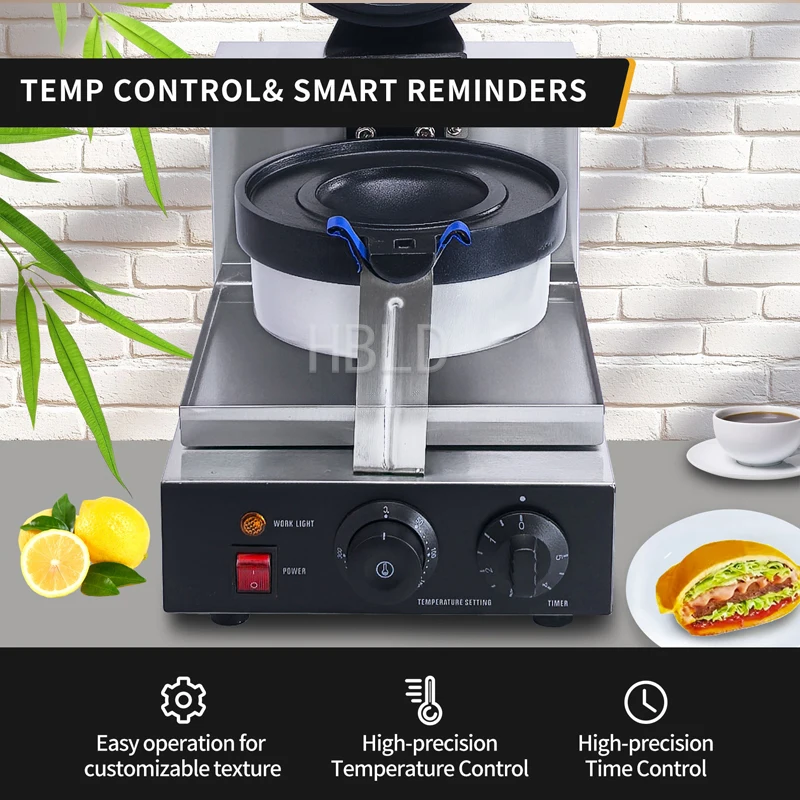 

Промышленная вафельница для мороженого, гамбургера, коммерческая машина для сэндвичей, 110 В, 220 В, бытовая машина для закусок