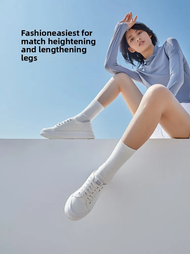 

beneath the Banana Le Canvas oes Women's New Low Top Casual White Sneakers Versatile Sports oes Thi Bot Bla Clou...