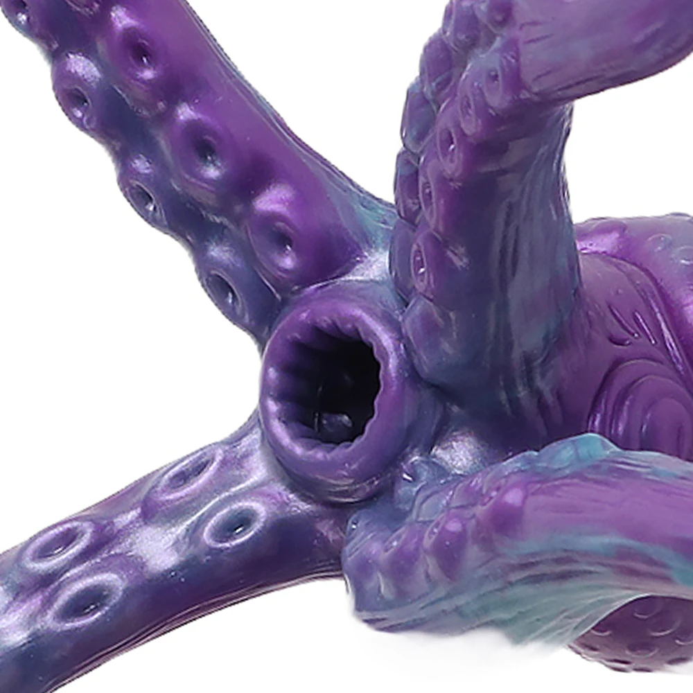 GEEBA Imitation Animal Octopus Male Masturbator Soft Silicone Sex Toy For  Men Four Tentacle Anal Plug Realistic Vaginal Onahole