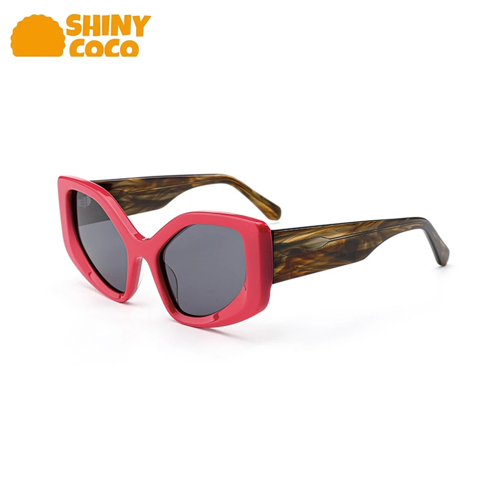 

ShinyCoCo Luxury Brand Concept Sunglasses Women Multi Sided Rhombus Shaped Fashionable Sunglasses Uv Protection Glasses