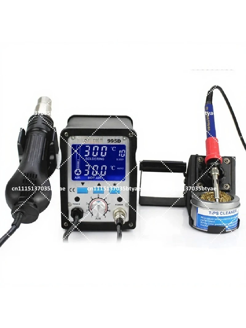 110V/220V Hot Air Soldering Station LCD Screen SMD BGA Rework Station 60W Iron Soldering 995D - view 6