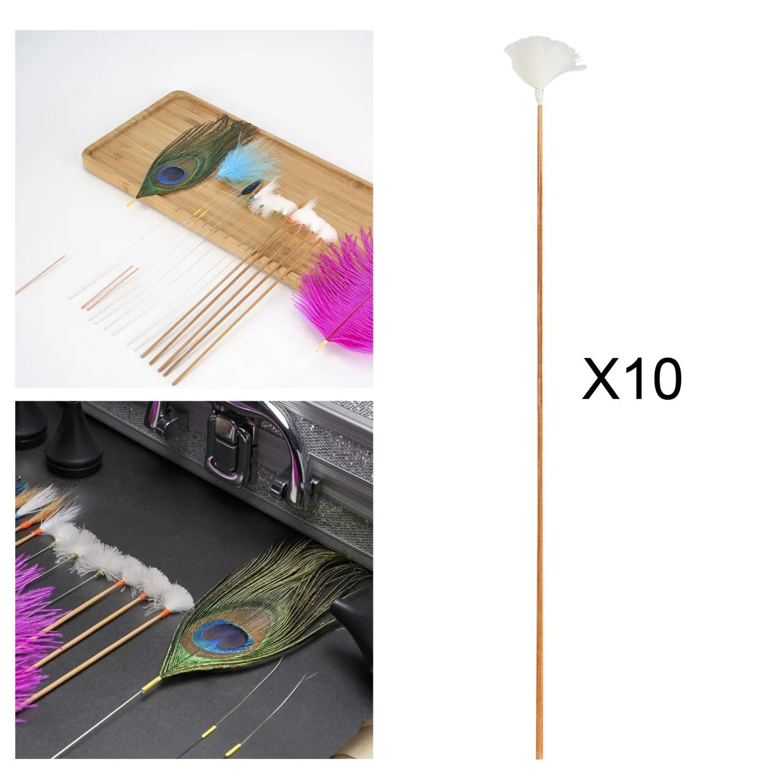 Soft Goose Down Earpick Sticks Eco Ear Cleaning Tools for Wax Removal Kit for Cleaning Ears at Home