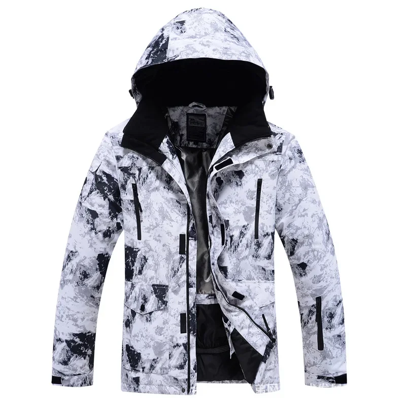 

Women Men Ski Jackets 2025 New Hooded Outdoor Sports Winter Warm Skiing Tops Windproof Waterproof Snowboarding Clothing Coats