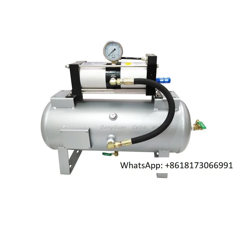 

CA02-20L 10-15KG compressed air secondary pressure pump with buffer gas tank 20L hot runner needle valve