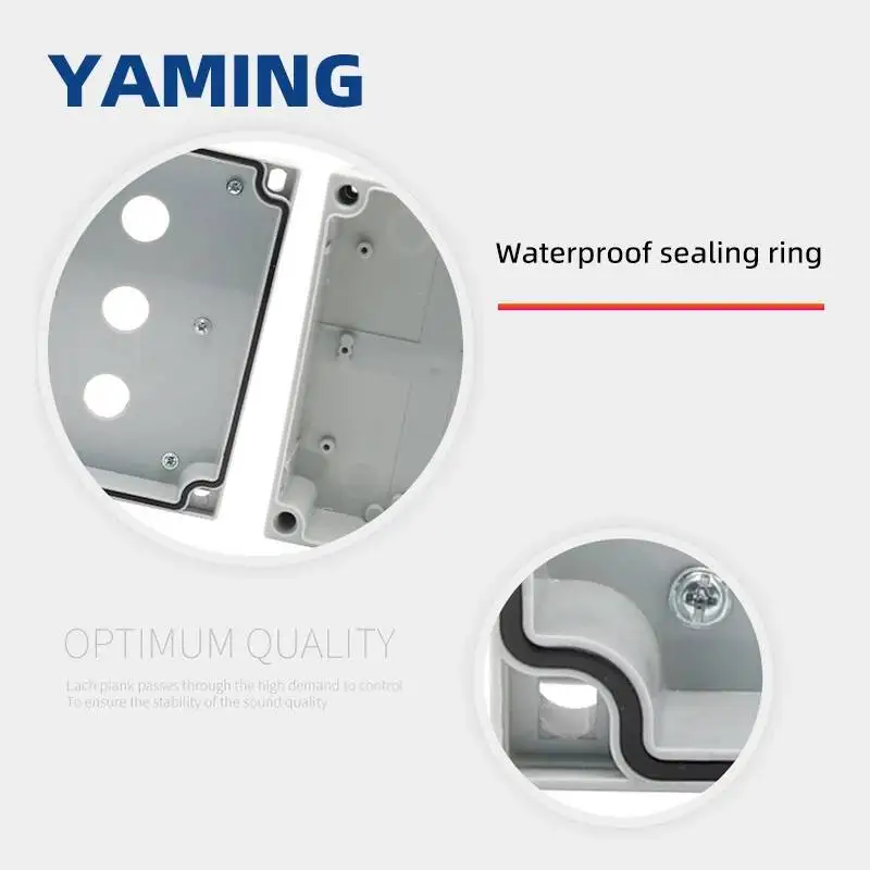 5/6/7P Outdoor Plastic Waterproof IP67 Button Switch Box With Protective Cover Power Control Protection