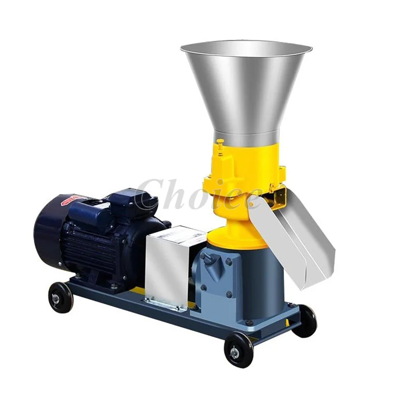 Wood Animal Granule Pellet Mill Making Machine Chicken Duck Fish Crab Shrimp Poultry Feed Machine