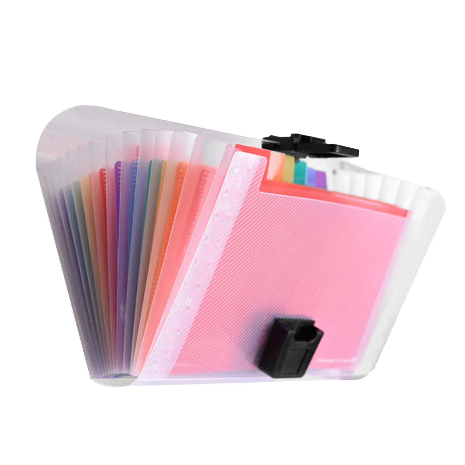 

A6 Accordion File Organizer Bag 13 Pockets Waterproof Premium Plastic Large Capacity Document Holder Expandable for School