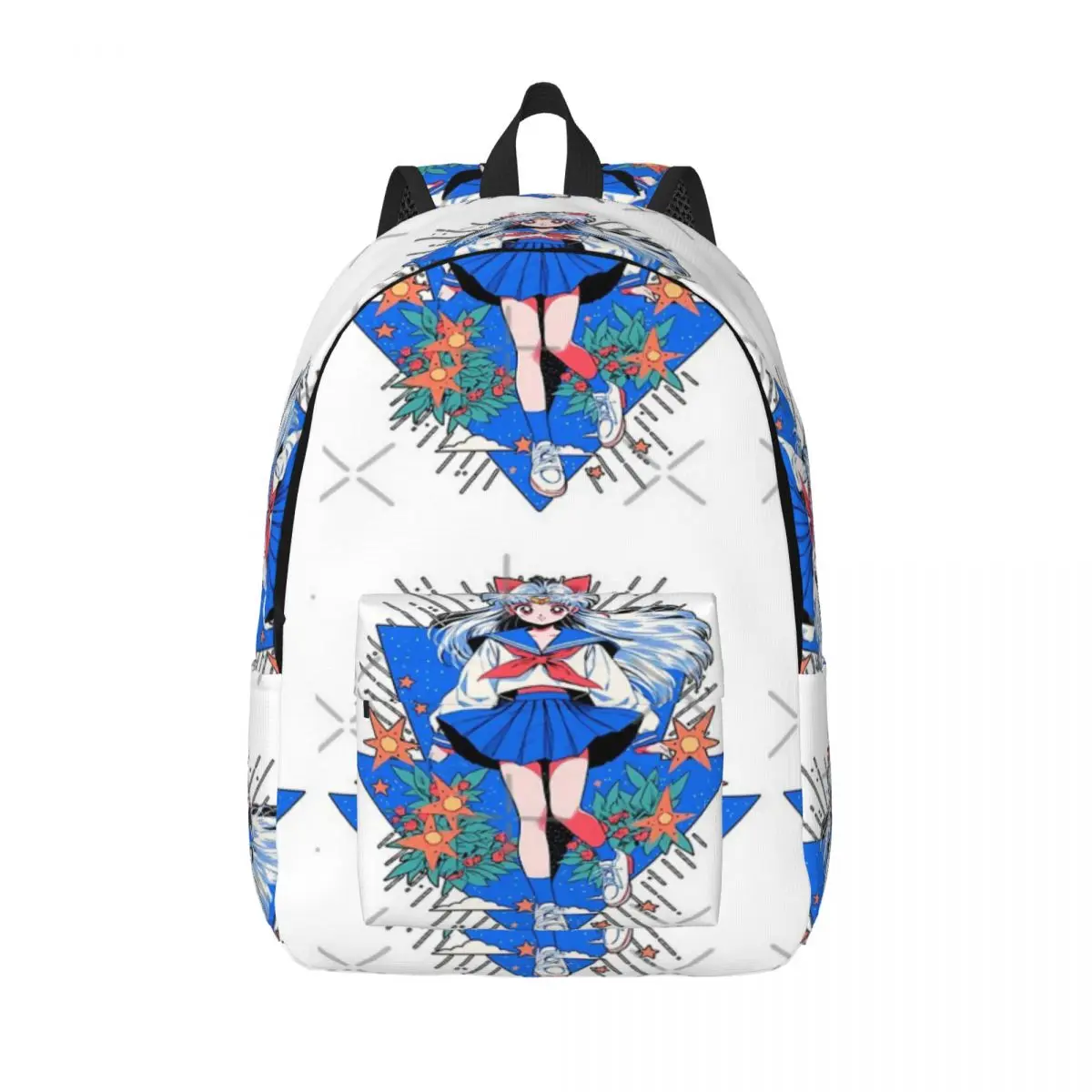 

Cute Retro Anime Girl Sailor Uniform Heroine Simple and Stylish Backpack Canvas Backpack Feminina backpack