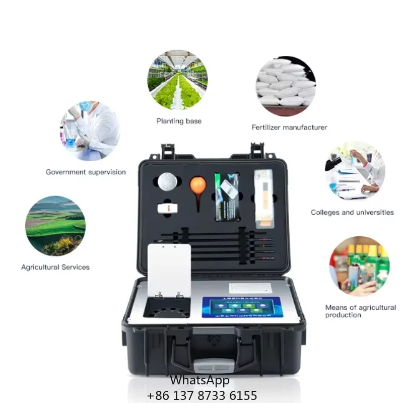 Plant Crop NPK Tester Trace Element Heavy Metal Analyzer Soil Fertilizer Nutrition Detector Testing Equipment