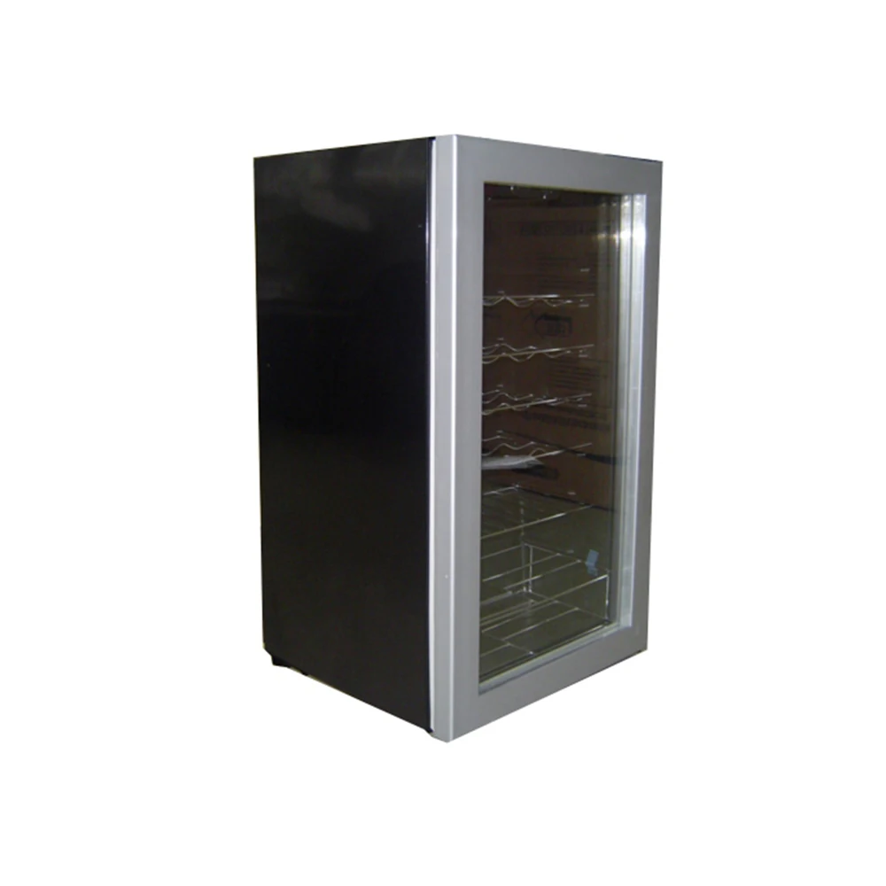 98L Electric Wine Fridge Freestanding Compressor Refrigerator For Beer & Wine Display For Hotels Households