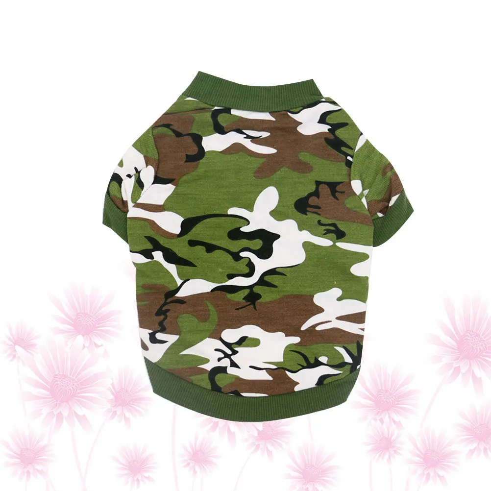 

Camo Jacket Puppy Outdoor Wear Durable Fashion Pet Outfits Small Dog Clothes Pet Costume Dog Accessories