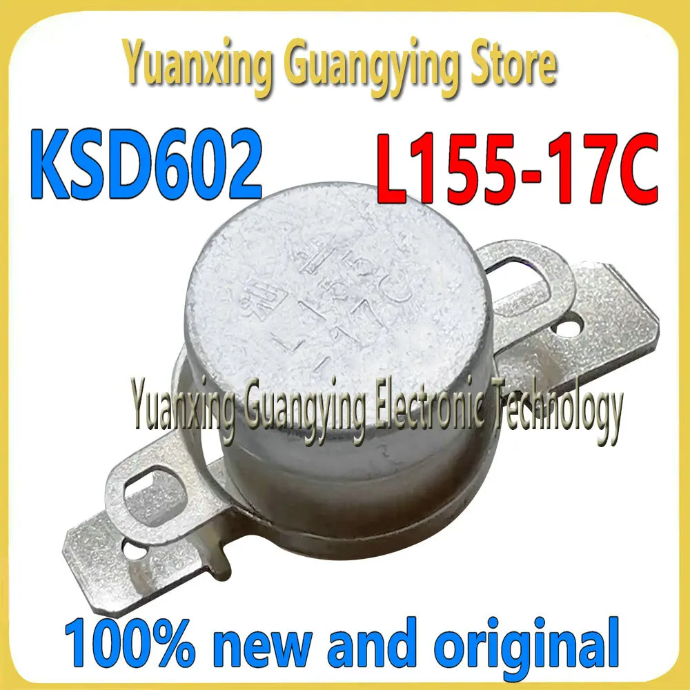 

(1 Piece) KSD602 Ceramic Thermostat L155-17C Normally Closed Temperature Control Switch 100% Brand New & Original