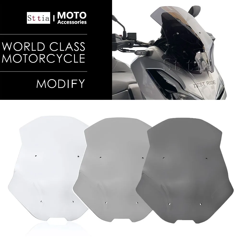 ملحقات جديدة للدراجات النارية للزجاج الأمامي من الأكريليك كفن الزجاج الأمامي لهوندا ADV350 Adv350 adv350 ADV 350 2022 2023 2024 2025