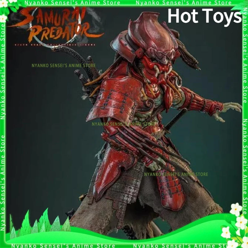 

In Stock Hot Toys AC06 Alien Vs Red Oni Warrior Predator 1/6 Scale Action Figure Anime Models Toy Doll Gift Hobby Collectible