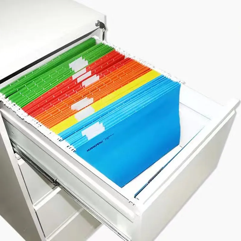 10pcs A4 Reinforced Hanging File Folder Extra Capacity Suspension File with Adjustable Tab&Insert Expanding File Desk Organizer