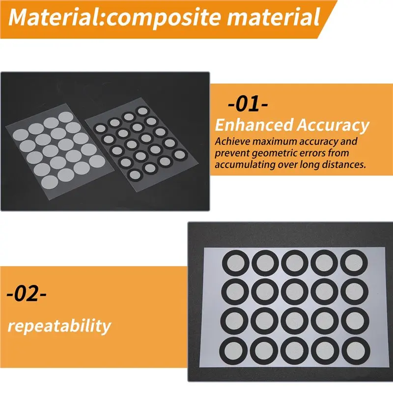 Superior 100Pcs 3D Scanner Markers 12Mm For 3D Scanner, 3D Tracking Dots Reference Point Markers, Diffuse Reflection Markers