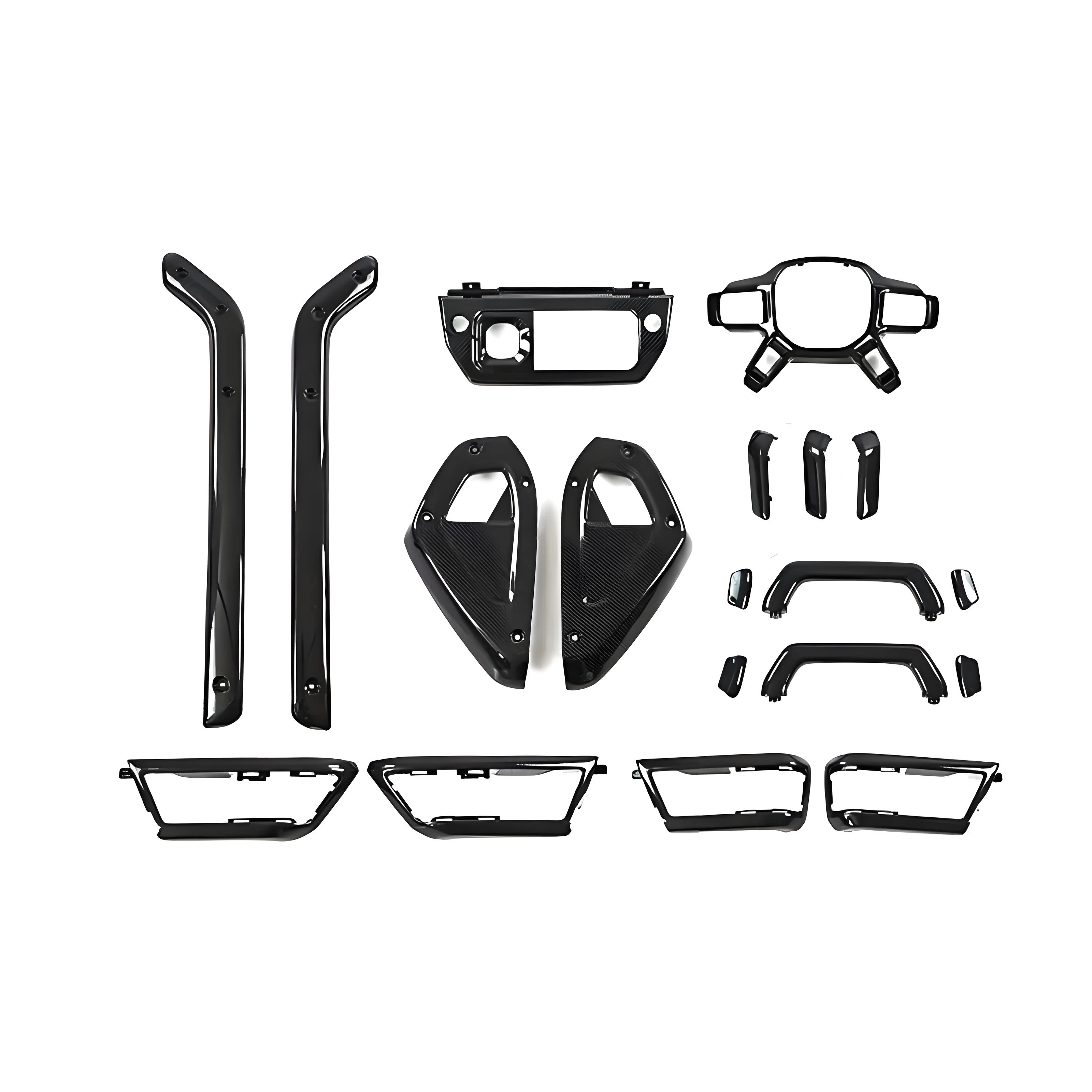 High Quality Easy Installation Dry Carbon Fiber Bumper Replacement Interior Kits for Defender Car