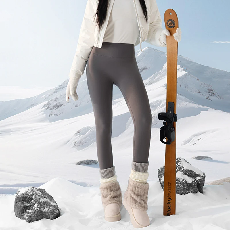 レディース シャークスキン タイトレギンス アウトドア 防風 暖かい 冬用レギンス 女性用 ストレッチ ウエストシェイプ ヨガレギンス