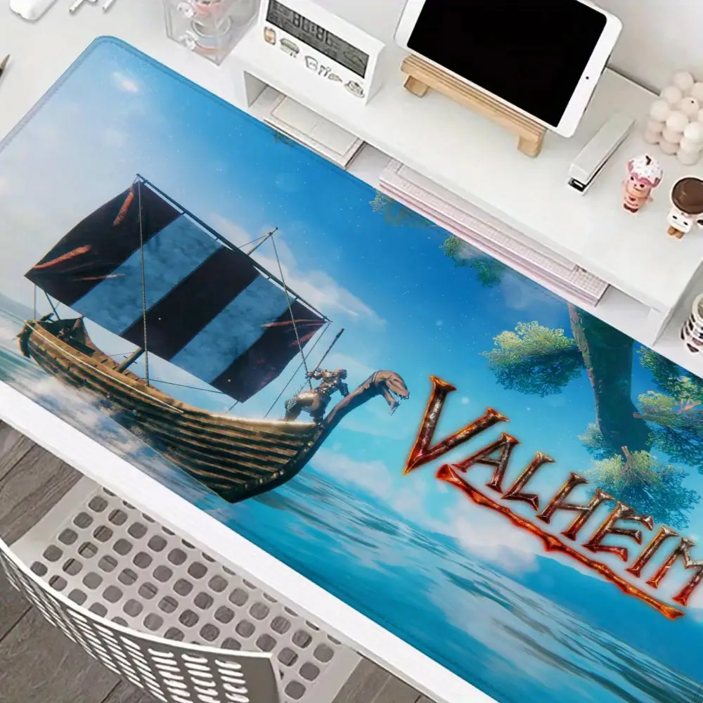 

New V_Valheim T_Temple of H_Heroes Gaming Mouse Pad, XXL Large Size, PC Gaming Player Accessory, Gaming Laptop Keyboard Tablet