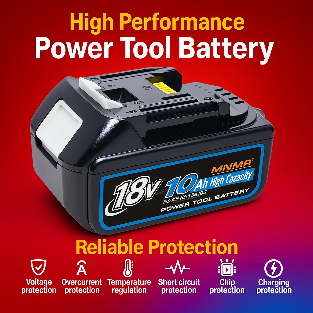 

High Capacity 18V 12.0Ah Li-ion Battery for Makita BL1860B BL1850B, Replacement Cordless Power Tool Battery Fits Drill DTW700 ⏰