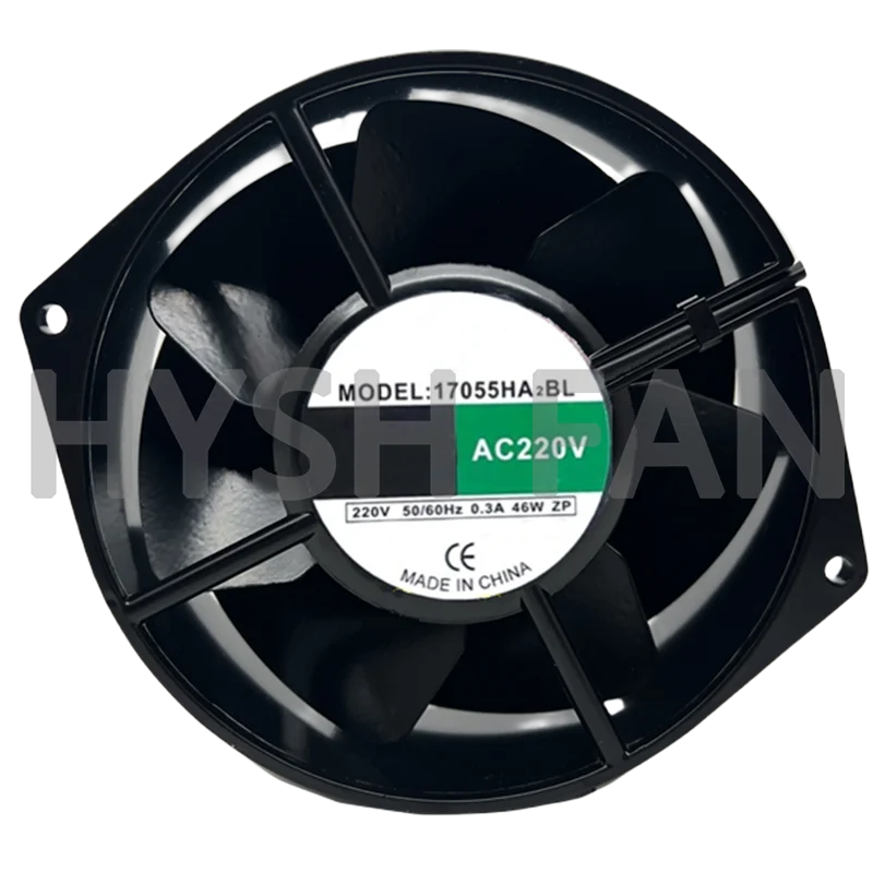 17055HA2BL AC220V/380V Axial Fan Fan 172x150x55mm