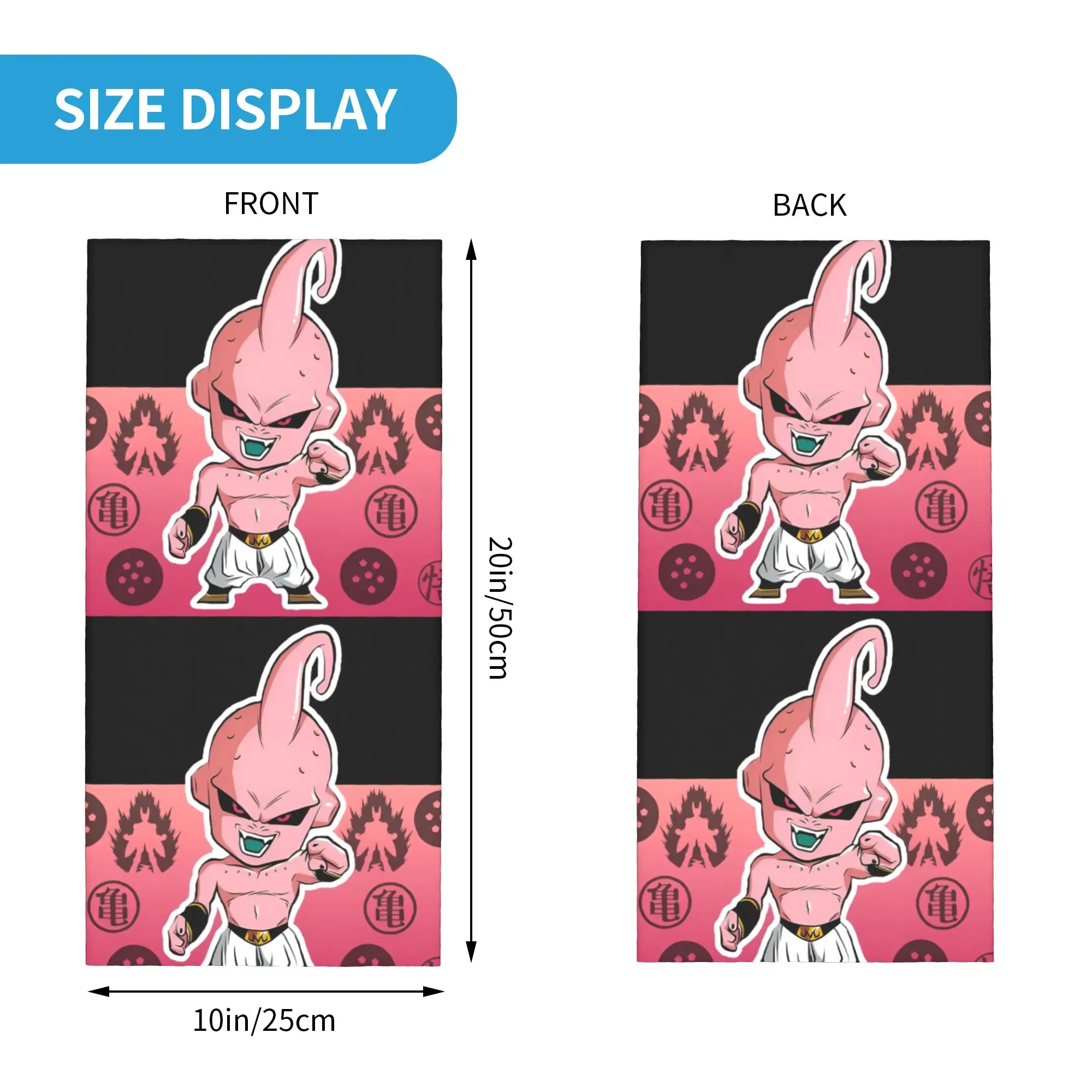 D-Dragon B-Ball Supers Buus Winter Headband Neck Warmer Women Hiking Hunting Tube Scarf Funny Cartoon Anime Face Bandana Gaiter