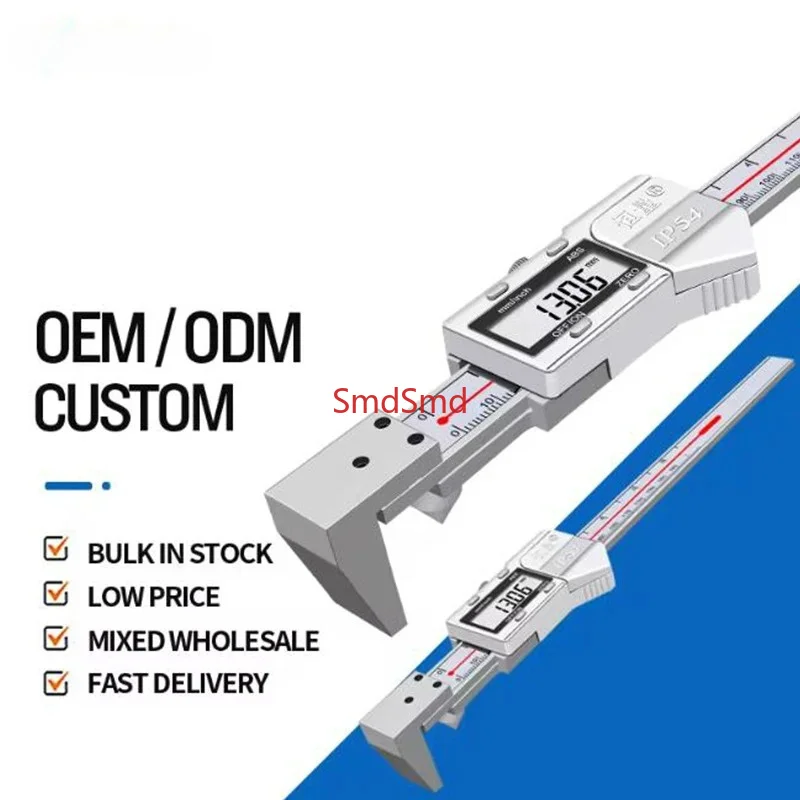 Horizontal Edge Center Digital Caliper 0.01mm Precision Stainless Steel Conical Probe for Hole Center & Edge Measurement