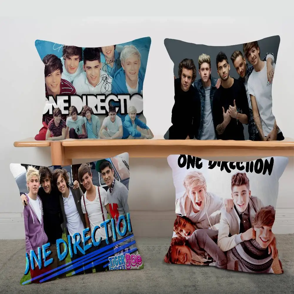 1D Rock O-One D-Direction Combinatio Cushion Cover Car Throw Pillow Case For Sofa Car Christmas Gift 40x40cm 45x45cm