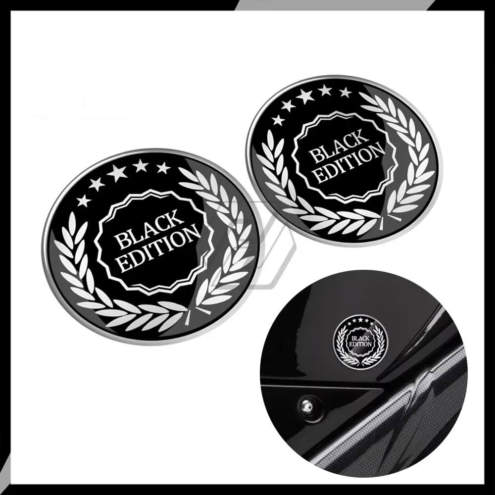 

For Suzuki GSXR Honda CBR Ducati Monster Sticker Kawasaki Ninja Decals Motorcycle Black Edition Sticker
