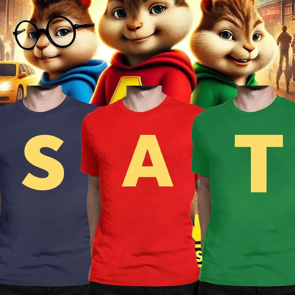 Alvin and The Chipmunks: The Squeakquel's Tshirt Men Women Manfashion Short Sleeve Shirt Is Available for Best Friend Tee Tops