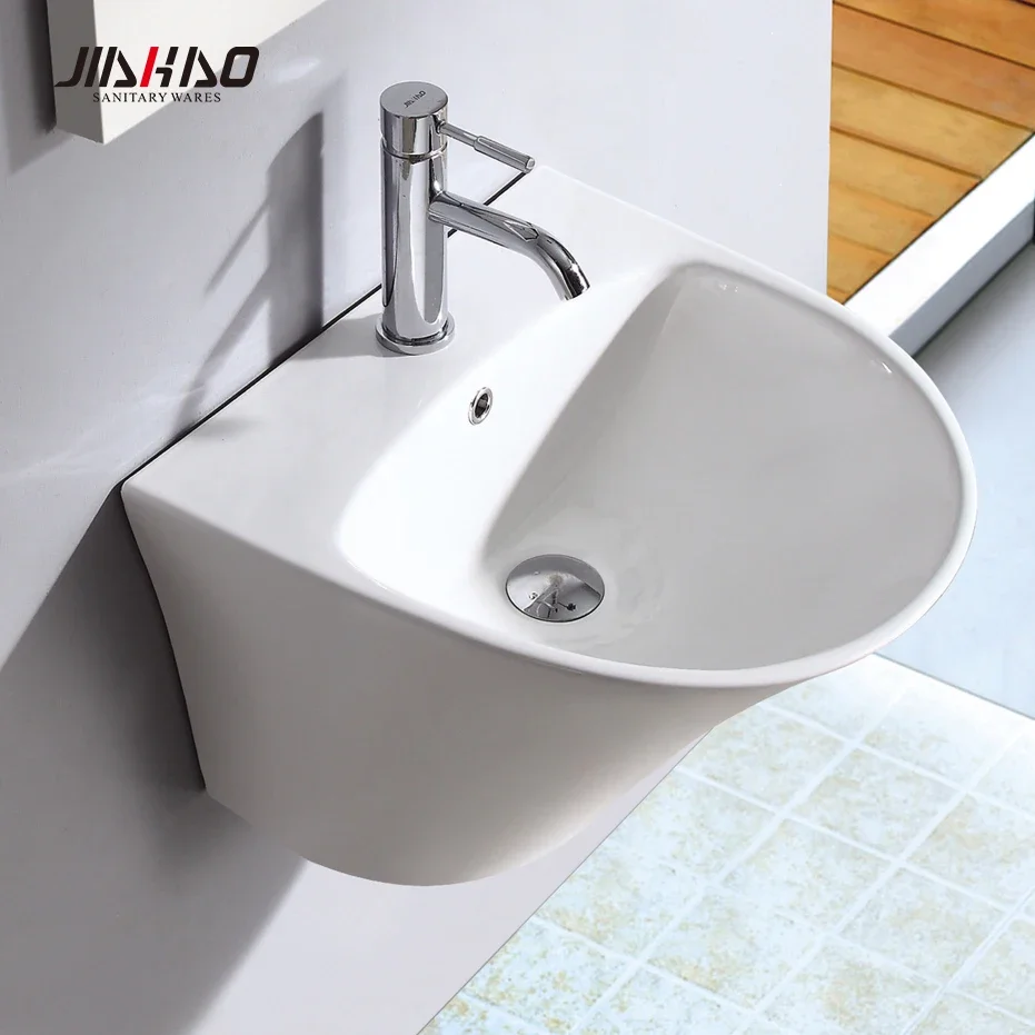 Canada Sanitary Ware Vessel Sink Promotion Luxury Ceramic Wash Hand Wall Mounted Hung Basin