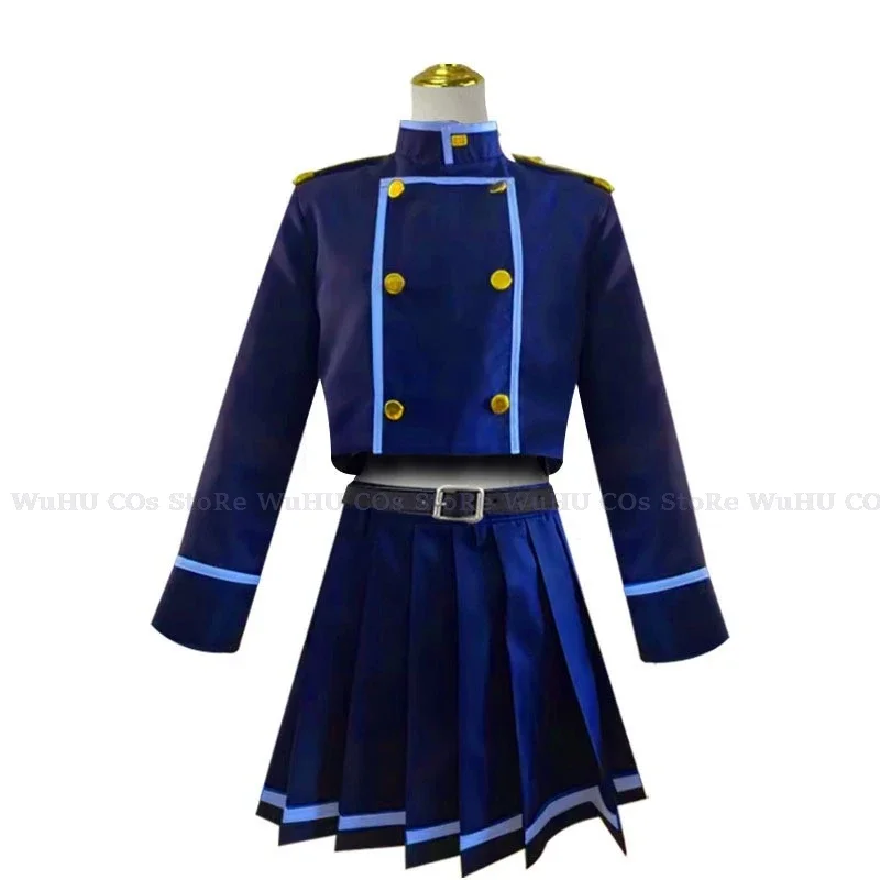 Game Blue Archive Railway Academy New Student Lovely Uniform Cosplay Costume Halo Wig Women Halloween Carnival Party Role Play