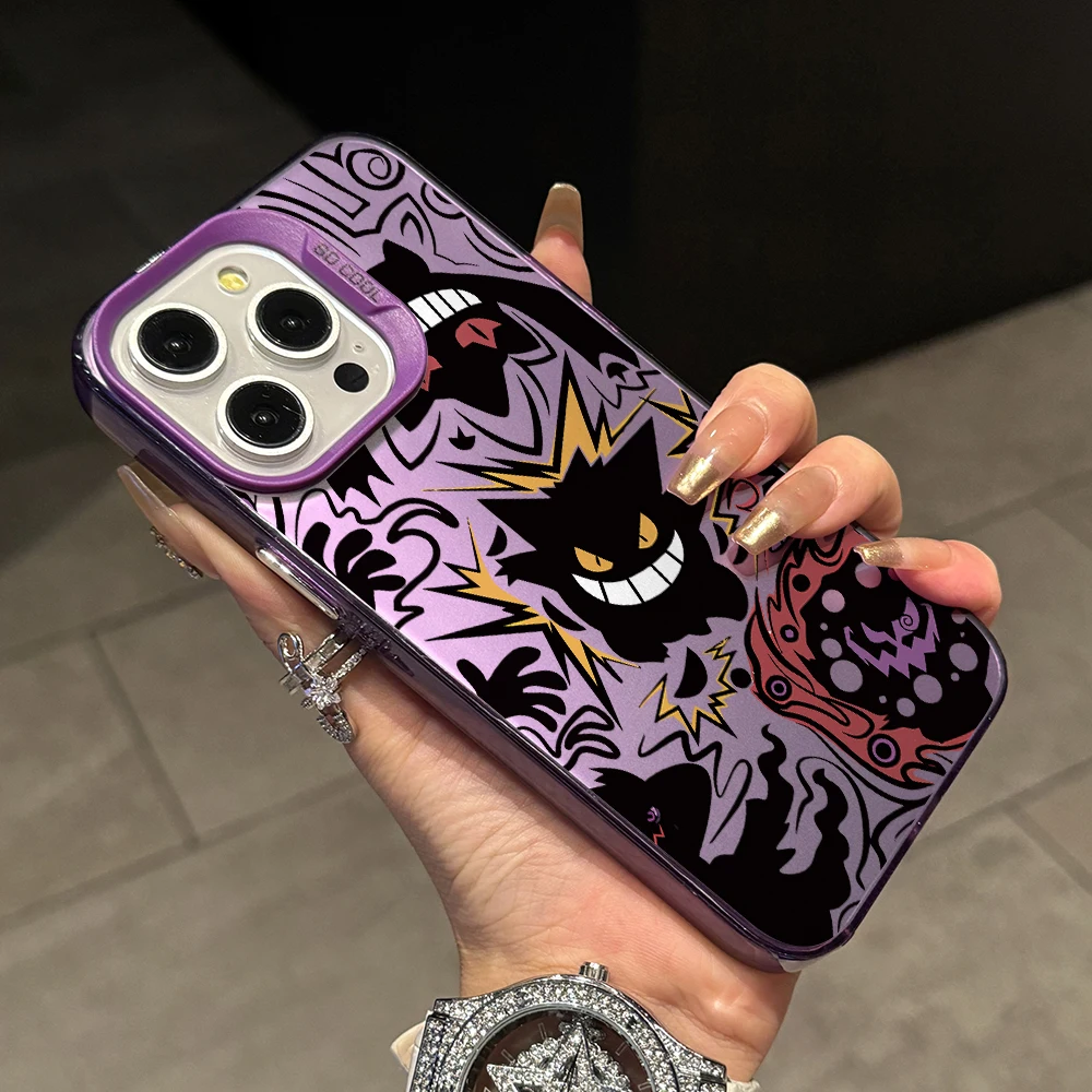 New Wicked Gengars Phone Case for Oppo Reno12 Reno11 Reno10 Reno6 Reno5 Reno4 F Lite Reno 11 10 6 5K 4 5G Silver Matte Hard Capa