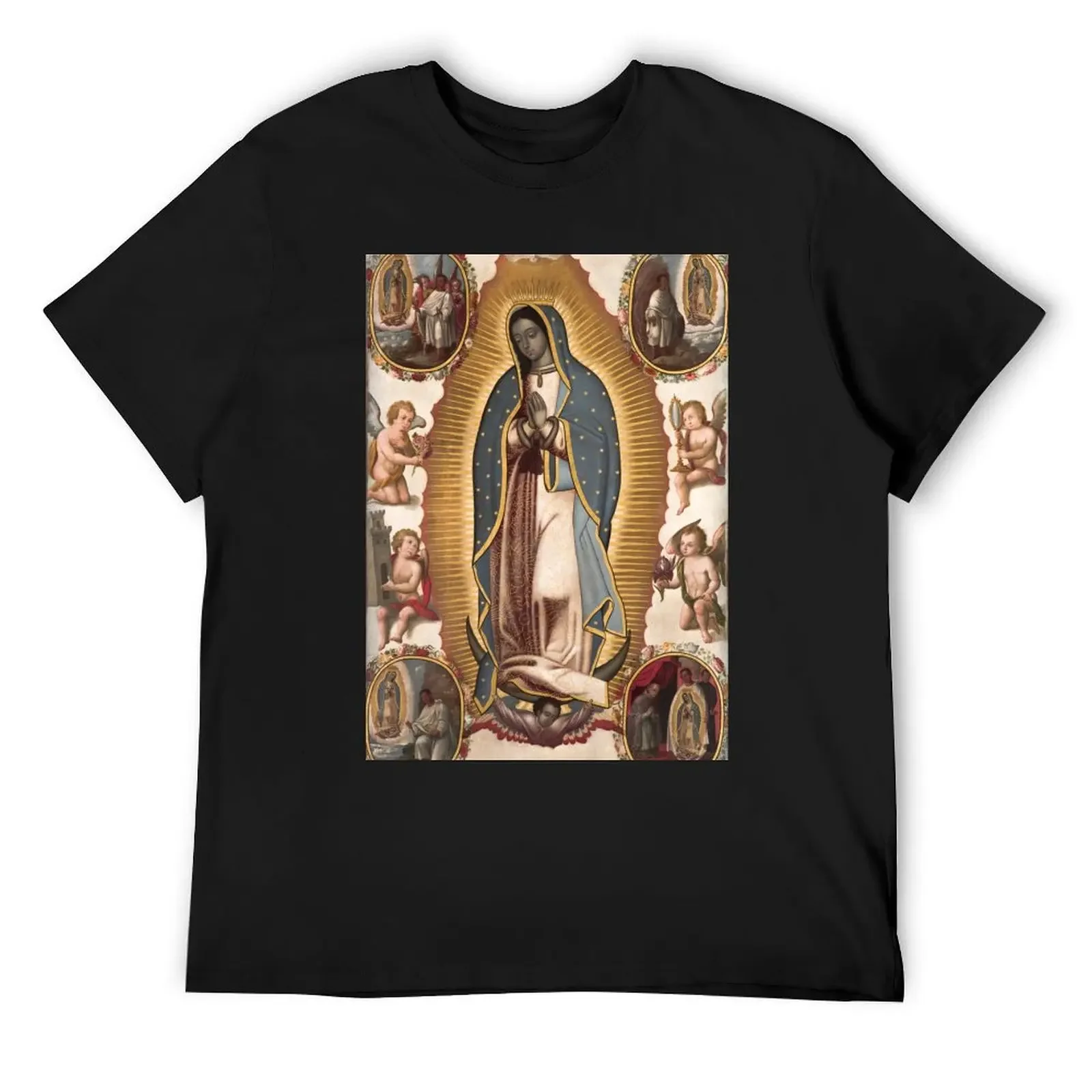 

Virgin of Guadalupe, 1700 T-Shirt customs design your own man clothes plus size tops kawaii clothes Men's t-shirt