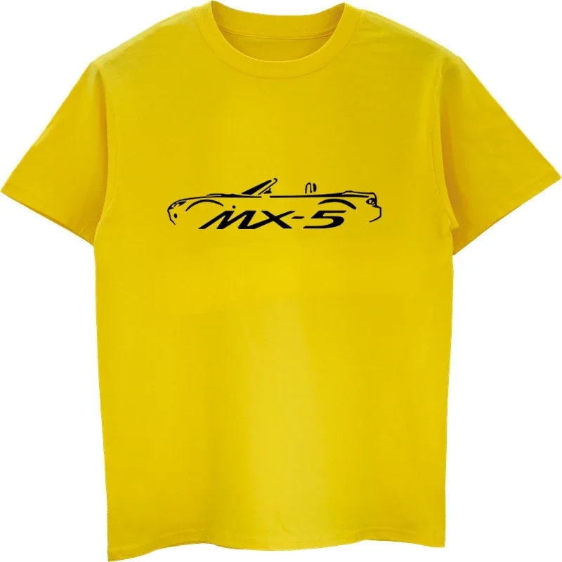 Mx-5 Mx5 Mk3 Roadster Car T-shirt Funny Men Short Sleeve O-neck Cotton T Shirt Cool Tees Tops Harajuku Fitness Streetwear Shirt